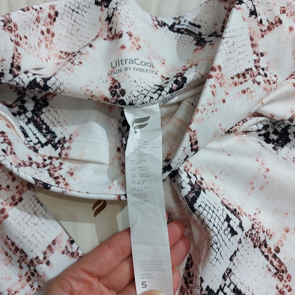 Fabletics high waisted printed ultracool 7/8 - Picture 5 of 11